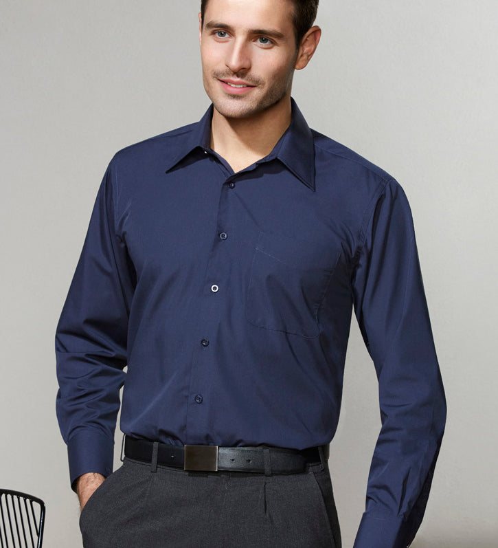 Fashion Biz SH714 Mens Metro Long Sleeve Shirt