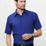 Fashion Biz SH715 Mens Metro Short Sleeve Shirt