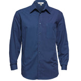 Fashion Biz SH816 Mens Micro Check Long Sleeve Shirt